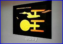 Strange new worlds msd Enterprise Translight print EXCELLENT star trek prop dvd