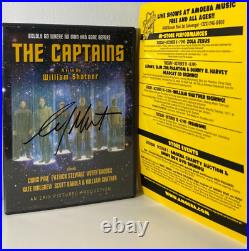 THE CAPTAINS (2011) DVD signed in person WILLIAM SHATNER Star Trek documentary