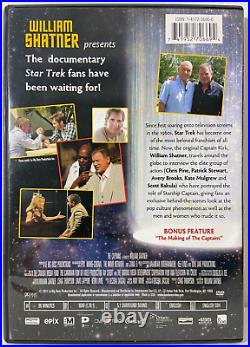 THE CAPTAINS (2011) DVD signed in person WILLIAM SHATNER Star Trek documentary