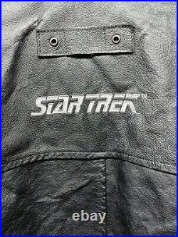 The Bradford Exchange Star Trek XXX Large Jacket leather men's black