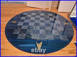 The Official Star Trek Checkers Set (WITH GLASS BOARD) 1993 Franklin Mint, New