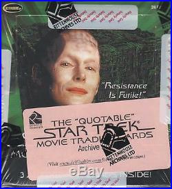 The Quotable Star Trek Movie Trading Cards 2010 A Factory Sealed Archive Box