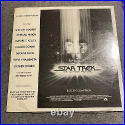 ULTRA RARE NEW Star Trek Motion Picture Radio Interview Special LP with Press (FB)