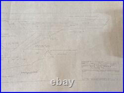 USS Enterprise Star Trek Fleet Schematics Blueprint Poster Vintage Lot 67S15