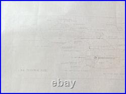 USS Enterprise Star Trek Fleet Schematics Blueprint Poster Vintage Lot 67S15