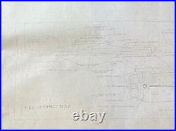 USS Enterprise Star Trek Fleet Schematics Blueprint Poster Vintage Lot 67S15