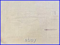 USS Enterprise Star Trek Fleet Schematics Blueprint Poster Vintage Lot 67S15