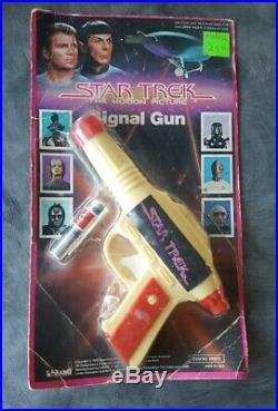 Ultra rare 1979 Larami STAR TREK Motion Picture Signal Gun MOC