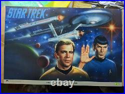 Unframed Star Trek Lithograph 1992 `7.5x12 unsigned Limited Edition