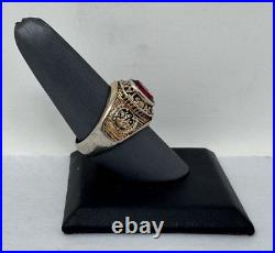 VERY RARE Star Trek Starfleet Academy Gold Tone Red Stone Ring Paramount Pic