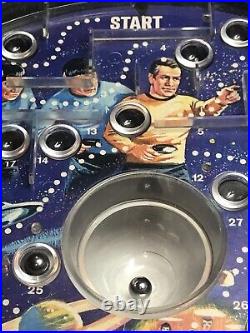 VINTAGE STAR TREK MARBLE MAZE GAME Hasbro 1967 PPC- KIRK SPOCK Marbles Instrux