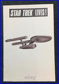 VINTAGE! STAR TREK TV 1972 ORIG. 1st NY CONVENTION PROGRAM, BUMPER STICKER, ETC