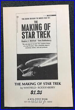 VINTAGE! STAR TREK TV 1972 ORIG. 1st NY CONVENTION PROGRAM, BUMPER STICKER, ETC