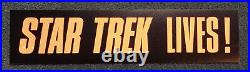 VINTAGE! STAR TREK TV 1972 ORIG. 1st NY CONVENTION PROGRAM, BUMPER STICKER, ETC