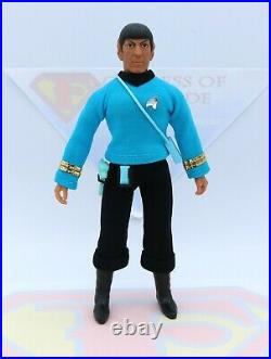Vintage 1974 Mego Mr Spock Original Star Trek Action Figure Complete, Foil MINTY