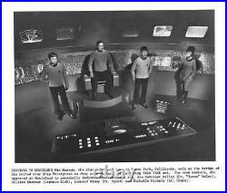 Vintage 1974 STAR TREK Movieland Wax Museum 28 pages of file copy documents
