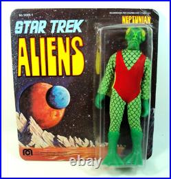 Vintage 1975 MEGO Star Trek Alien Neptunian sealed worn package