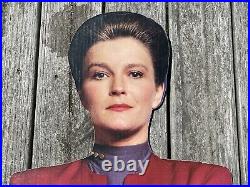 Vintage 1995- Star Trek Captain Kathryn Janeway Cardboard Cutout Standee (6ft)