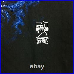 Vintage 90s Star Trek 25th Anniversary Graphic T Shirt XL Black Single Stitch
