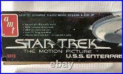 Vintage AMT Star Trek Motion Picture U. S. S. ENTERPRISE Model Kit S970 NEW Open