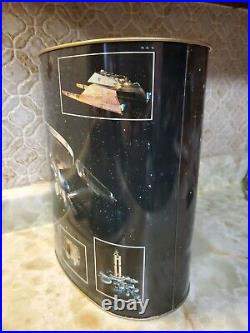 Vintage Cheinco 1979 Star Trek Metal Trash Can. Made in USA VERY RARE! HTF