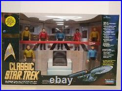 Vintage Classic Star Trek Bridge Collector Figure Set 1993 Playmates NRFB NIB