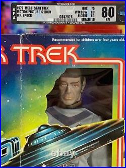 Vintage MEGO 1979 Star Trek The Motion Picture 12inch SPOCK AFA 80 Qualified