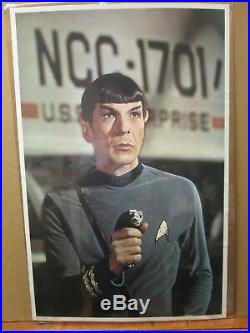 Vintage Poster Star trek Spock Movie TV 1976 Inv#G1979