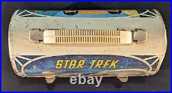 Vintage STAR TREK 1968 Aladdin Dome Top Metal Lunch Box Kirk Spock Enterprise