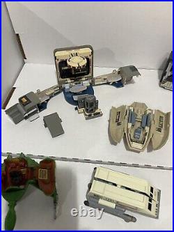 Vintage Star Trek Inner space Mini Playset Lot With Figures Playmates 1994 18 Pc