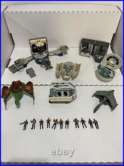 Vintage Star Trek Inner space Mini Playset Lot With Figures Playmates 1994 18 Pc