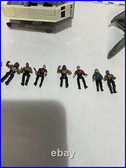 Vintage Star Trek Inner space Mini Playset Lot With Figures Playmates 1994 18 Pc