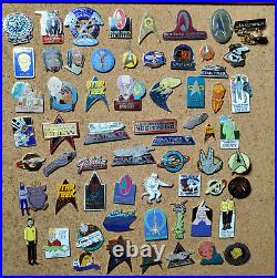 Vintage Star Trek Metal Pin Lot of 50+ Instant Collection (PinLot-01)