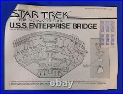 Vintage Star Trek Motion Picture Bridge Playset 1979 Unused