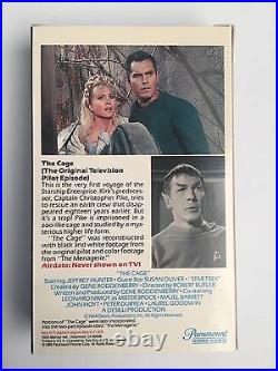 Vintage Star Trek Series Beta Betamax Videotape TOS TV Mego Figure VHS VCR