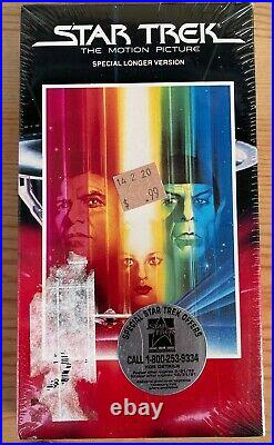 Vintage Star Trek The Motion Picture VHS Hi-Fi Tape 8858 1991 Brand New Sealed