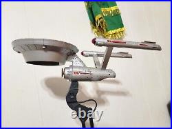 Vintage Star Trek USS Enterprise NCC-1701 Lights Up- Lamp Kirk RARE