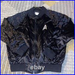 Vintage Star Trek VI 1991 25th Anniversary Satin Jacket XXLarge Movie Promo 90s