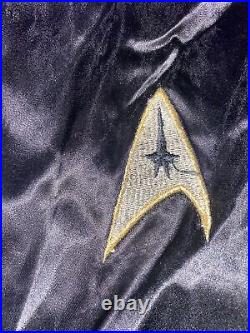 Vintage Star Trek VI 1991 25th Anniversary Satin Jacket XXLarge Movie Promo 90s