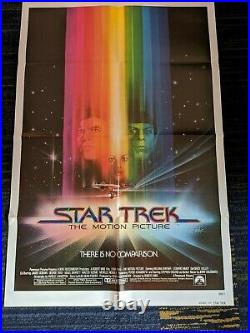Vintage'Star Trek' the motion picture Movie poster 1979 Captain Kirk