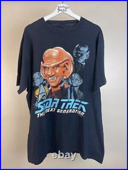 Vtg 91 Star Trek Ferengi spock star wars sci-fi movie tv show shirt xl