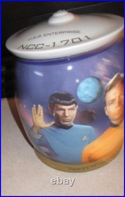 Westland These are the Voyages Cookie Jar Star Trek Original Series in Box