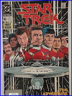 William Shatner Autographed Star Trek Comic Book With Certification