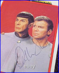 William Shatner & Leonard Nimoy Signed Autographed Star Trek Motion Picture Cell