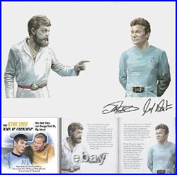 William Shatner SIGNED Star Trek Original Movie Art Painting Kirk & Dr. McCoy