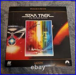 William Shatner Signed Star Trek The Motion Picture Laserdisc Jsa Authenticated