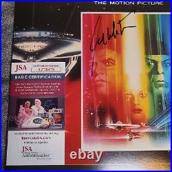 William Shatner Signed Star Trek The Motion Picture Laserdisc Jsa Authenticated