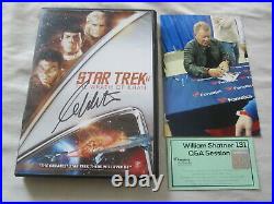 William Shatner autographed signed Star Trek II 2 Wrath of Khan movie DVD cover